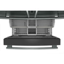  KitchenAid 36-inch, 29.51 cu. ft. Freestanding French 4-Door Refrigerator with Water and Ice Dispensing System KRMF436SJP IMAGE 8