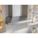  Zephyr 36-inch Amalfi Chimney Wall Hood ZAM-E36AS IMAGE 2