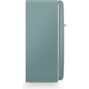  Smeg 24-inch, 9.53 cu. ft. Top Freezer Refrigerator with Multiflow System FAB28URDEG3 IMAGE 2