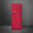  Smeg 24-inch, 9.53 cu. ft. Top Freezer Refrigerator with Multiflow System FAB28URDRB3 IMAGE 2
