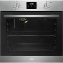  AEG 24-inch, 2.5 cu. ft. Built-in Single Wall Oven with Steam Assist Cleaning BEK431010M IMAGE 1