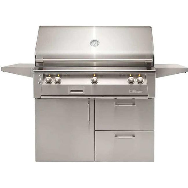  Alfresco Luxury Gas Grill with Deluxe Cart - Natural Gas ALXE-42CD-NG IMAGE 1