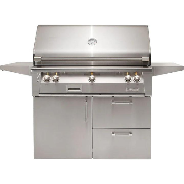  Alfresco Luxury Gas Grill with Deluxe Cart and SearZone™ - Natural Gas ALXE-42SZCD-NG IMAGE 1