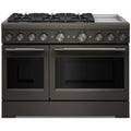  KitchenAid 48-inch Freestanding Commercial-Style Dual-Fuel Range with Griddle KFDD948SBE IMAGE 1