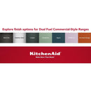  KitchenAid 30-inch Freestanding Commercial-Style Dual-Fuel Range KFDS930SWF IMAGE 8