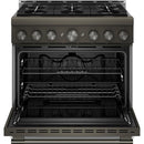  KitchenAid 36-inch Slide-in Gas Range with 6 Burners KFGS936SBE IMAGE 2
