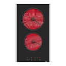  Porter & Charles 12-inch Built-in Electric Cooktop with 2 elements CC30XB IMAGE 2