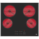  Porter & Charles 24-inch Built-in Electric Cooktop with 4 Elements CC60XB IMAGE 2