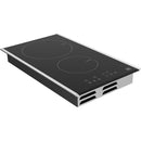  Porter & Charles 12-inch Built-in Induction Cooktop with 2 Elements CI30XB IMAGE 2