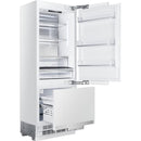  Porter & Charles 30-inch, 16 cu. ft. Built-in Bottom Freezer Refrigerator with TwinCooling Plus Technology PC30IFF-IW IMAGE 2