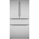  Thermador 36-inch, 20.4 cu. ft. Freestanding French 4-Door Refrigerator with Wi-Fi T36FL810NS IMAGE 1