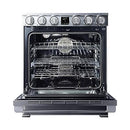  Dacor 30-inch Freestanding Induction Range with Convection Technology DOP30T940IS/DA IMAGE 2