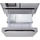  LG 29 cu. ft. MAX™ 4-Door French Door Refrigerator with Mini Craft Ice™ and Full-Convert Drawer™ LF29S9730S IMAGE 12