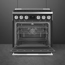  Smeg 30-inch Freestanding Gas Range with Convection Technology SPR30UGGAN IMAGE 2