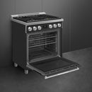  Smeg 30-inch Freestanding Gas Range with Convection Technology SPR30UGGAN IMAGE 4