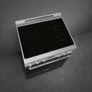  Smeg 30-inch Freestanding Induction Range SPR30UIMANX IMAGE 5