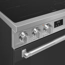  Smeg 30-inch Freestanding Induction Range SPR30UIMANX IMAGE 6