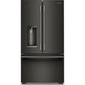  KitchenAid 36-inch, 23.1 cu. ft. Counter-Depth French 3-Door Refrigerator with External Water and Ice Dispensing System KRFC536SBE IMAGE 1