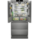  Liebherr 19.5 cu. ft. Fully Integrated French 3-Door Bottom Freezer Refrigerator HC2092G IMAGE 3