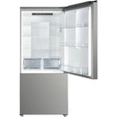  Porter & Charles 30-inch, 18 cu. ft. Freestanding Bottom Freezer Refrigerator PC30SS IMAGE 2