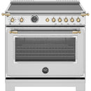  Bertazzoni 36-inch Freestanding Induction Range HER365ICFEPXG IMAGE 1