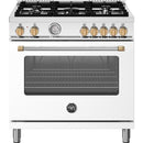  Bertazzoni 36-inch Freestanding Dual-Fuel Range MAS365DFMBG IMAGE 1