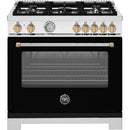  Bertazzoni 36-inch Freestanding Dual-Fuel Range MAS365DFMNG IMAGE 1