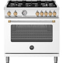  Bertazzoni 36-inch Freestanding Gas Range MAS365GASBG IMAGE 1