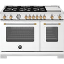  Bertazzoni 48-inch Freestanding Dual Fuel Range with Griddle MAS486GDFMBG IMAGE 1