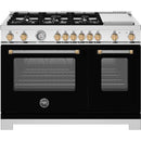  Bertazzoni 48-inch Freestanding Dual Fuel Range with Griddle MAS486GDFMNG IMAGE 1