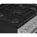  Blomberg 30-inch Slide-in Gas Range with True European convection Technology BGR30524SS IMAGE 4