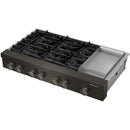  KitchenAid 48-inch Gas Rangetop with Electric Griddle KCGK948TBE IMAGE 5