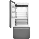  Smeg 36-inch, 19.6 cu. ft. Built-In Bottom Freezer Refrigerator with MultiZone RBMU36L IMAGE 1