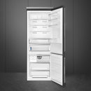  Smeg 28-inch, 16.3 cu. ft. Freestanding Bottom Freezer Refrigerator with Inverter Compressor BM27URMB IMAGE 2