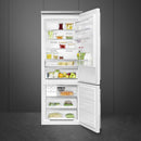  Smeg 28-inch, 16.3 cu. ft. Freestanding Bottom Freezer Refrigerator with Inverter Compressor BM27URMW IMAGE 3
