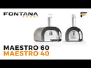 Fontana Forni Maestro 40 Gas Pizza Oven FFMAES40 EXTERNAL_VIDEO 1