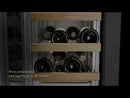 Bertazzoni 80-Bottle Wine Cellar with Two Temperature Zones REF24WCPIXL/23 EXTERNAL_VIDEO 1