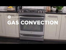  GE 30-inch Slide-in Gas Range with Convection Technology JCGS760SPSS EXTERNAL_VIDEO 1