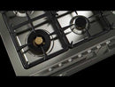 Bertazzoni 36-inch Built-in Gas Cooktop with 5 Burners MAST365QBXT EXTERNAL_VIDEO 1