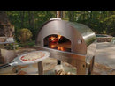 Fontana Forni Mangiafuoco Gas Countertop Outdoor Pizza Oven CA-FTMF-S-GAS EXTERNAL_VIDEO 1